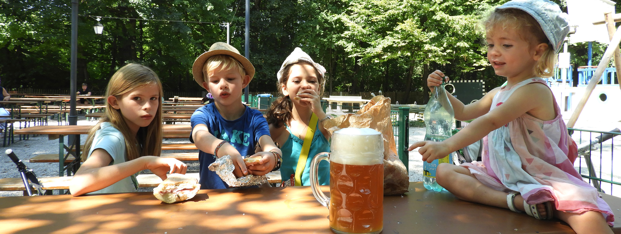 Beergarten parc Munich