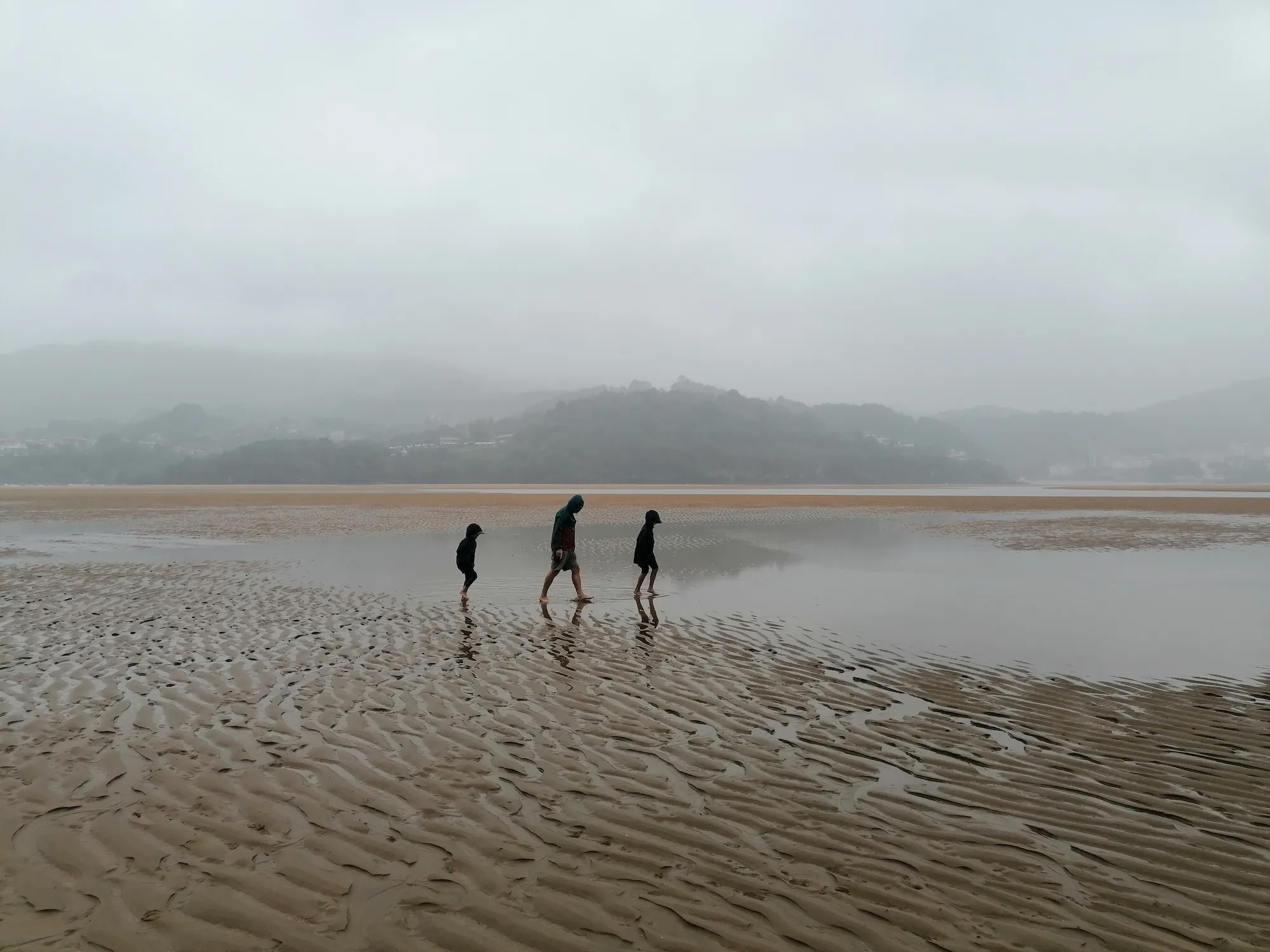 Urdaïbaï sous la pluie